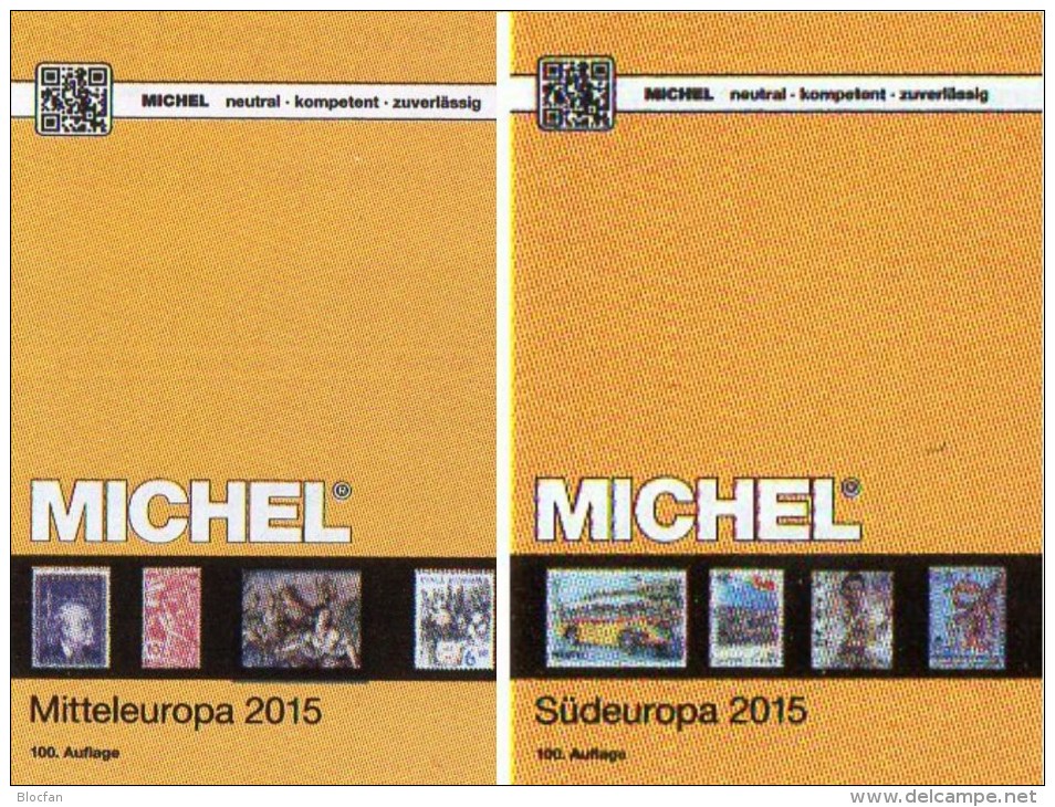 Mittel-/Süd-Europa Katalog 2015/2016 Neu 132€ MICHEL Band 1+3 A UN CH Genf Wien CZ CSR HU Italy Fiume Jugoslavia Vatikan - Literatur & Software