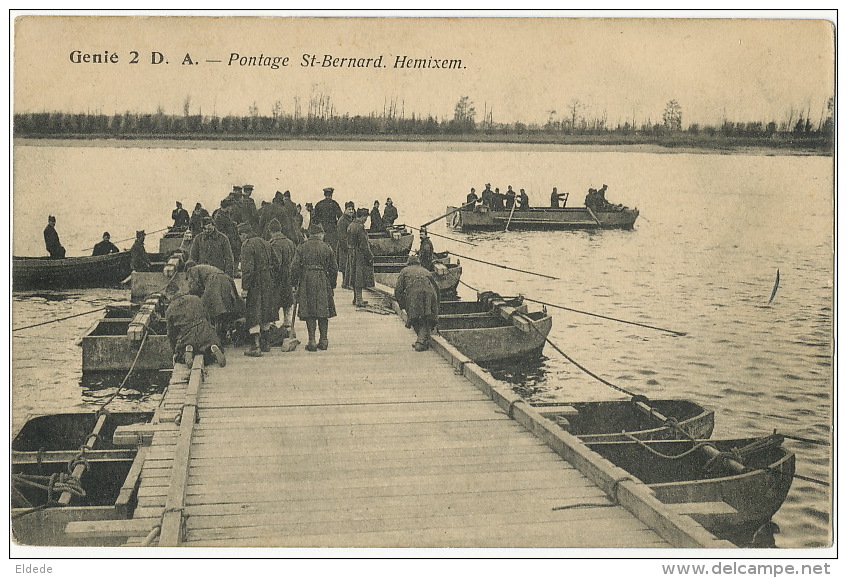 Genie 2 DA Pontage St Bernard Hemixem  Pont De Bateaux - Hemiksem