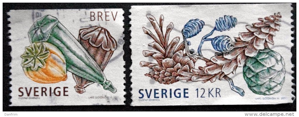 Sweden 2011   Minr.2837-38  ( Lot B 1341 ) - Gebruikt