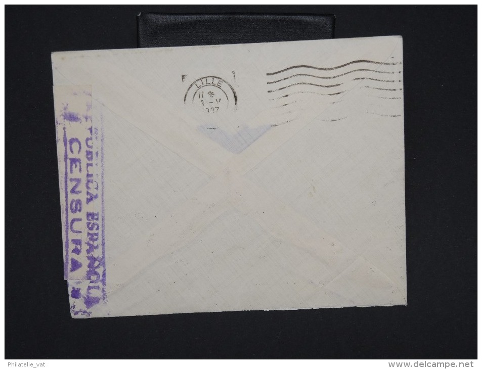 ESPAGNE--Env. Pour France Période 1930/40 Avec Censure    Dispersion D ´une Archive    P6561 - Nationalists Censor Marks