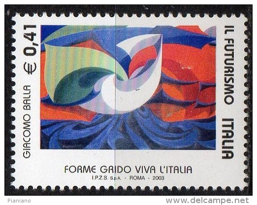 PIA - ITALIA - 2003 : Il Futurismo   - (SAS  2718-19) - 2001-10:  Nuovi