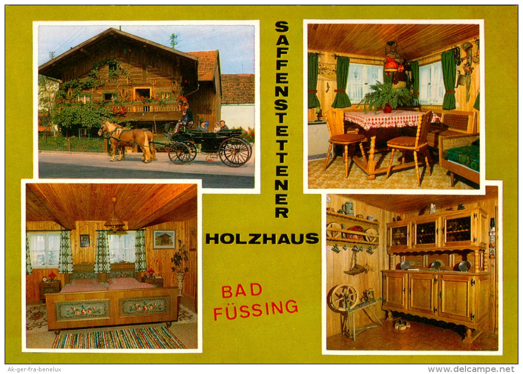 AK Bad Füssing Safferstettener Holzhaus Safferstetten Verlag Franz Baier Bayern Ruhmannsfelden Ndb. Niederbayern - Bad Füssing