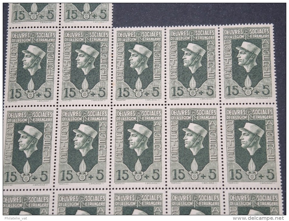 ALGERIE - TUNISE - Lot de feuilles avant indépendance - Neuf - Lot 7160