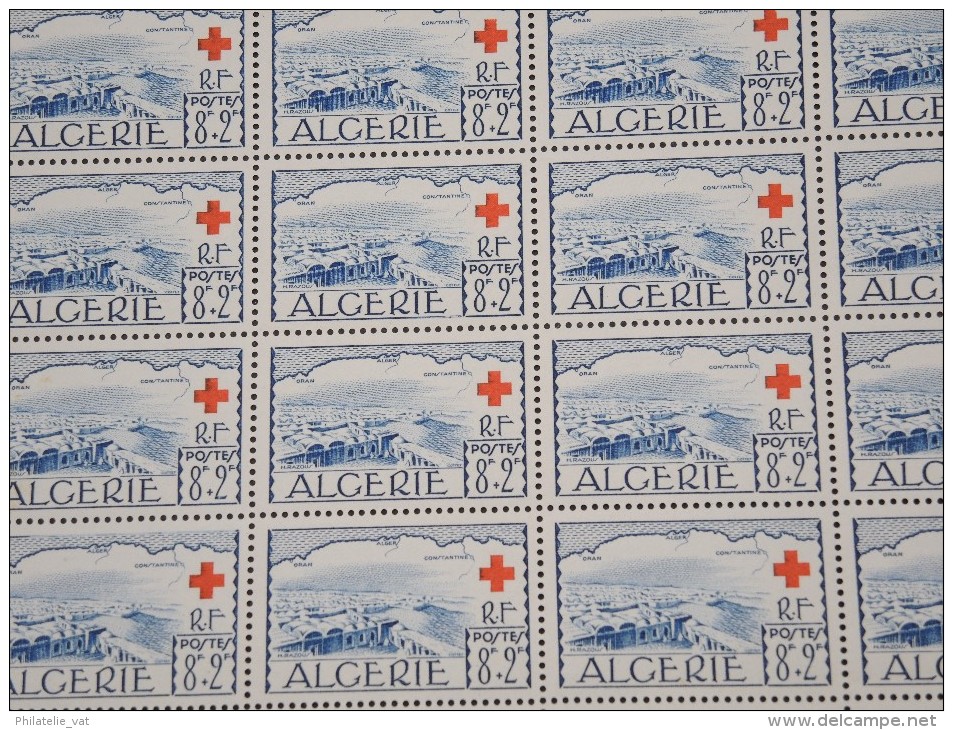 ALGERIE - TUNISE - Lot de feuilles avant indépendance - Neuf - Lot 7160