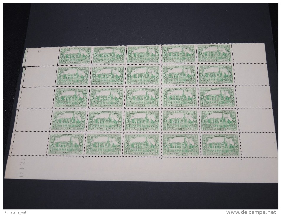 ALGERIE - Gros lot de feuilles avant indépendance - Toutes scannées - Cote énorme luxe - Lot 7161N