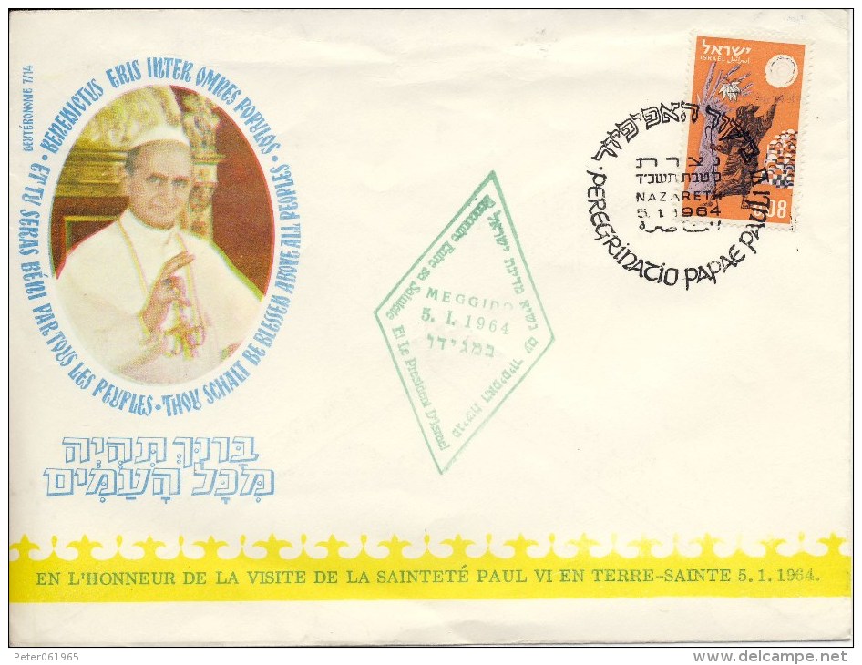 FDC Israel 1964 - Blanco / Open Klep - FDC