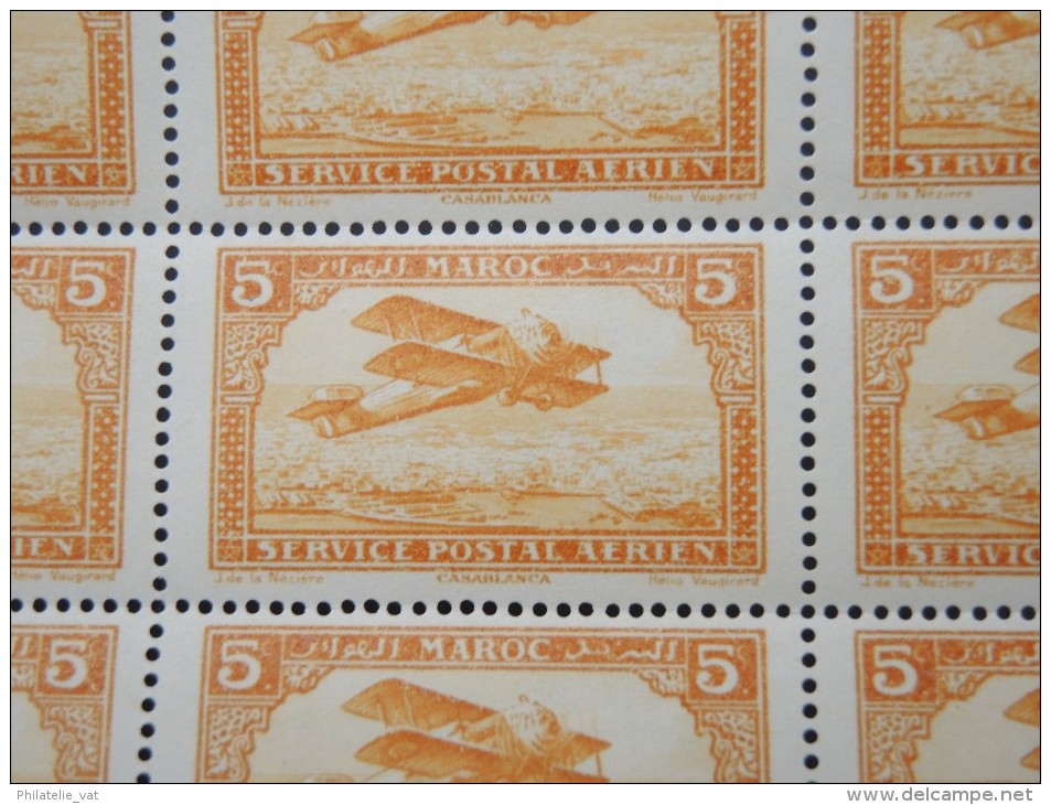 MAROC - Lot de feuilles avant indépendance - Toutes scannées - Luxe - Tout petit prix - 7162