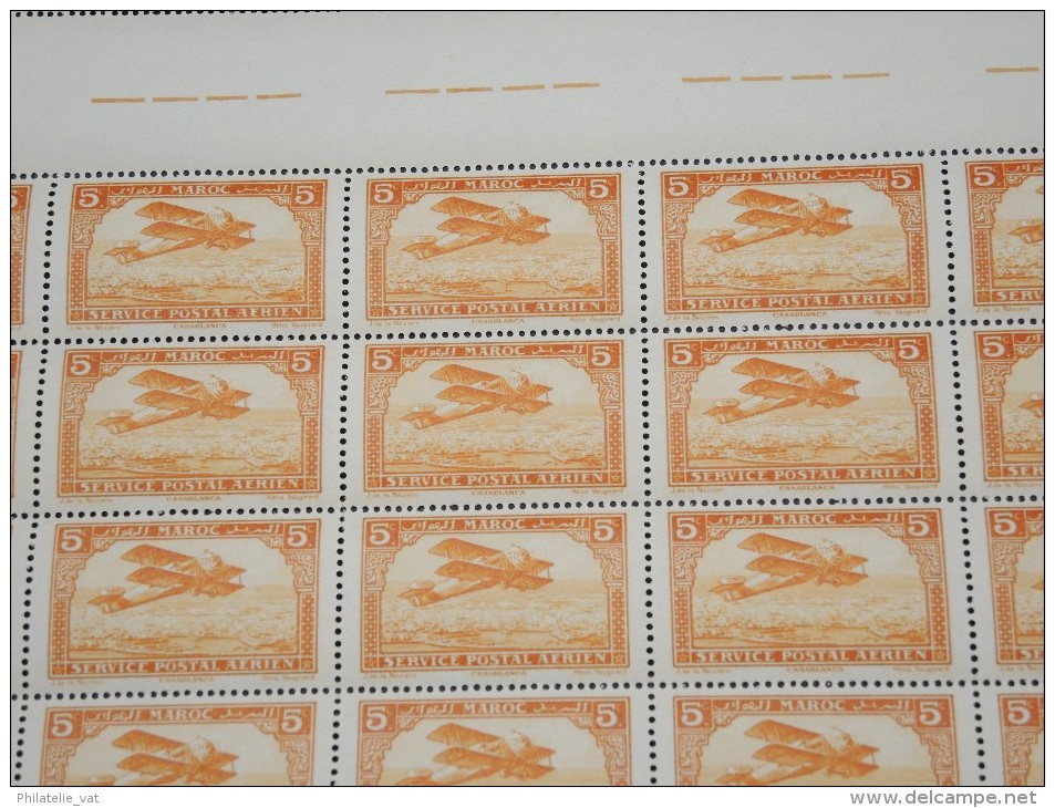 MAROC - Lot de feuilles avant indépendance - Toutes scannées - Luxe - Tout petit prix - 7162