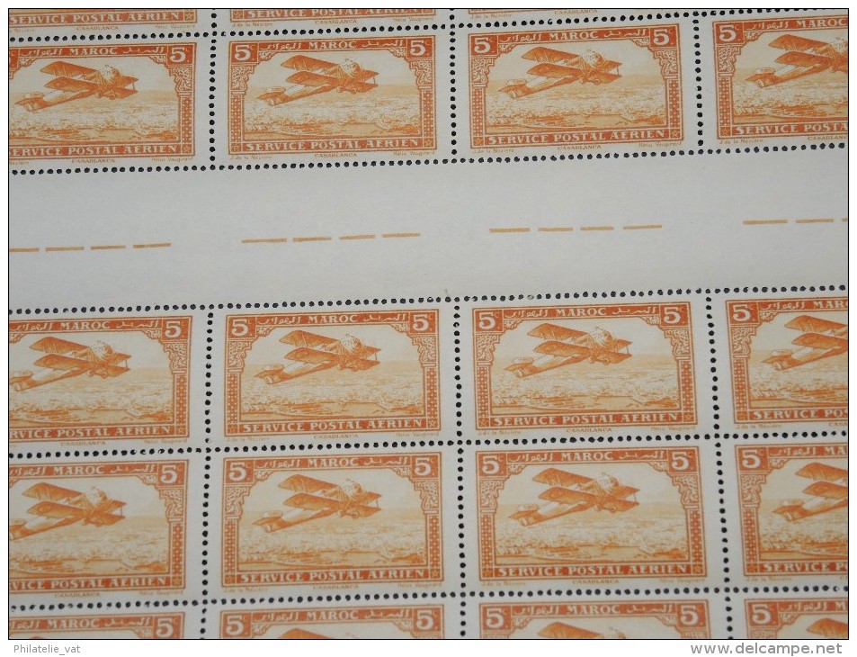 MAROC - Lot de feuilles avant indépendance - Toutes scannées - Luxe - Tout petit prix - 7162