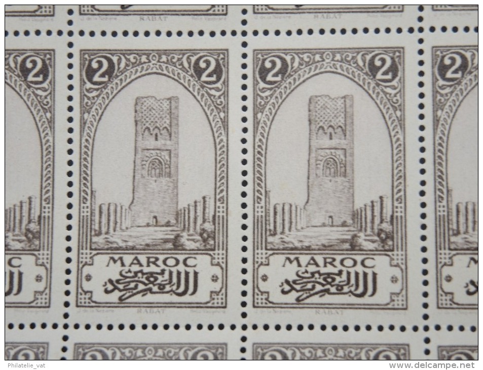 MAROC - Lot de feuilles avant indépendance - Toutes scannées - Luxe - Tout petit prix - 7162