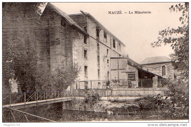 Cpa  Mauze  --  La  Minoterie (bernard) - Mauze Sur Le Mignon