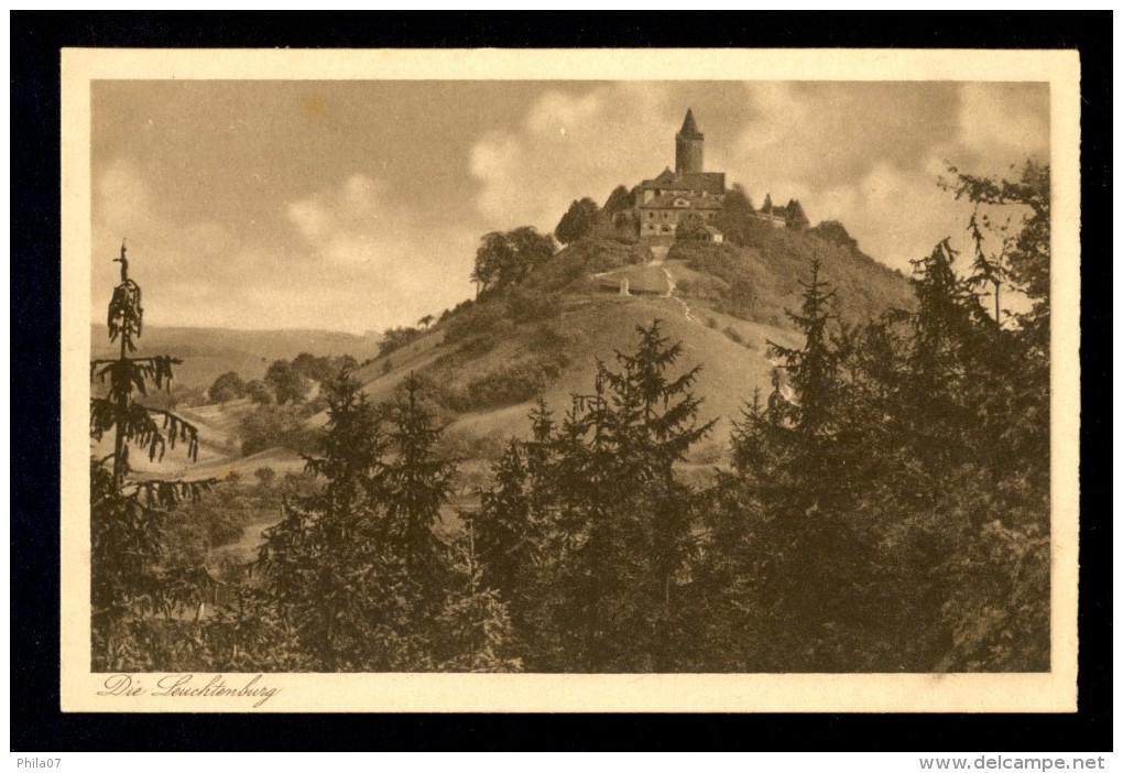 Leuchtenburg Bei Kahla V. Dohlenstein Thuringen / Postcard Not Circulated - Kahla