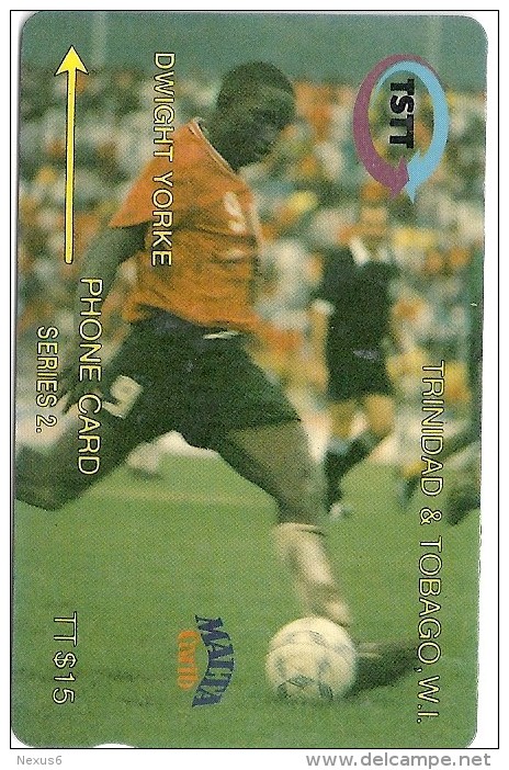 Trinidad & Tobago - TSTT (GPT) - Dwight Yorke - 6CTTB - 1993, 75.000ex, Used - Trinidad & Tobago