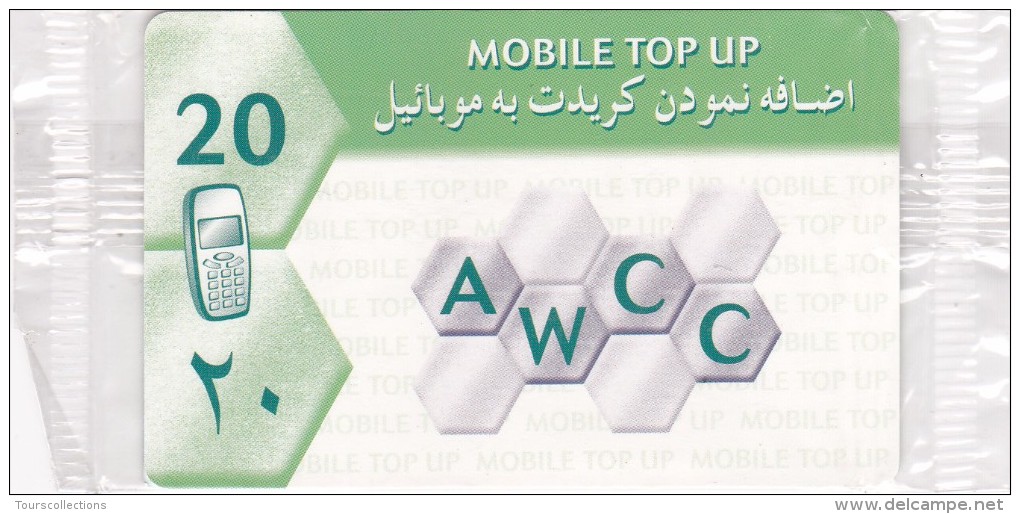 TELECARTE AFGHANISTAN  20 Unit Neuve Sous Blister AWCC @ RARE En NEUF !!! - Afghanistan