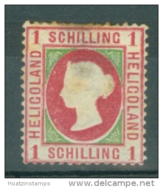 Heligoland: 1869/73   QV    SG8   1sh     MH - Heligoland (1867-1890)