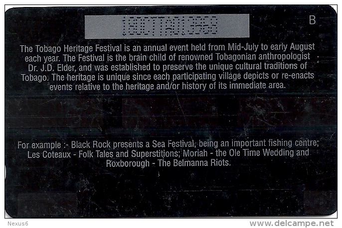 Trinidad & Tobago - Tobago Heritage Festival - 180CTTA - 1998, 60.000ex, Used - Trinidad & Tobago