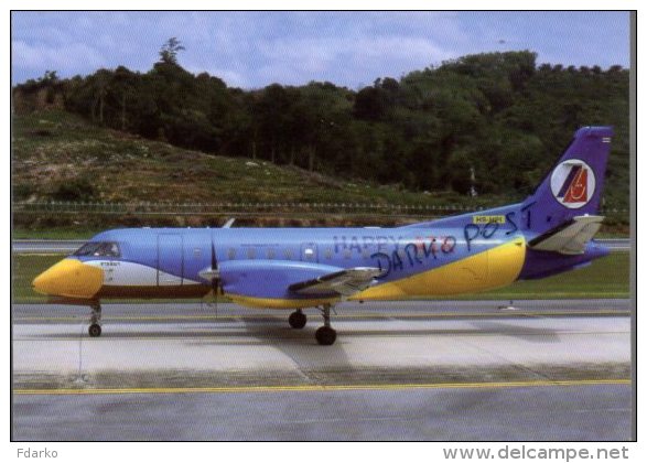 Saab 340 Airlines Aereo HAPPY AIR HS-HPI Avion Aircraft Saab340 Aviation Aiplane Saab 340 - 1946-....: Era Moderna