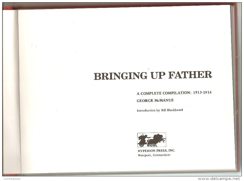 Bringing Up Father A Complete Compilation 1913-1914 De Georges Mc Manus Editions Hyperion Press INC Westport De 1977 - Cómics Británicos