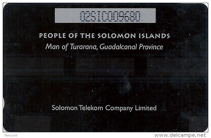 Solomon - Solomon Tel. - GPT - SOL-05 - 02SIC (Letter C) - Man From Turarana, 10$, Used - Solomoneilanden