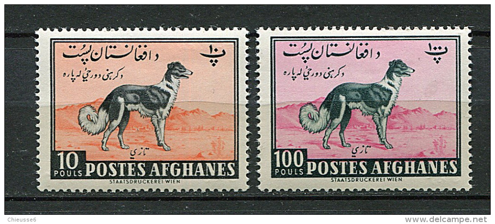 (cl 10 - P56) Afghanistan ** N° 523 - 527 (ref. Michel Au Dos) - Lévriers Afghans - - Afghanistan