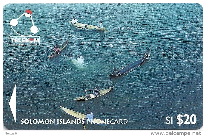 Solomon - SOL-15 Children From Marovo Lagoon 20$ 03SDB, Used - Solomon Islands