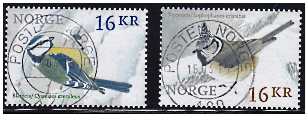 Norwegen  2015  Nr. 1867 - 68 Gestempelt Fauna - Birds - Gebraucht