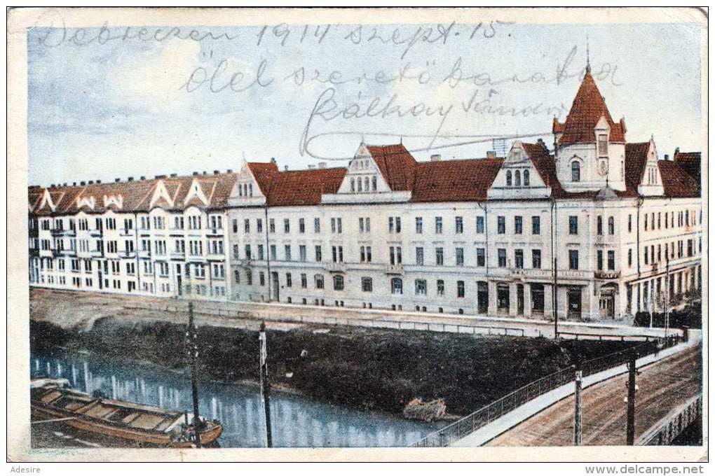 TEMESVÀR (Rumänien) - Josefstadt, Linke Begazeile Mit Kaffee Anker, 1914 - Rumänien