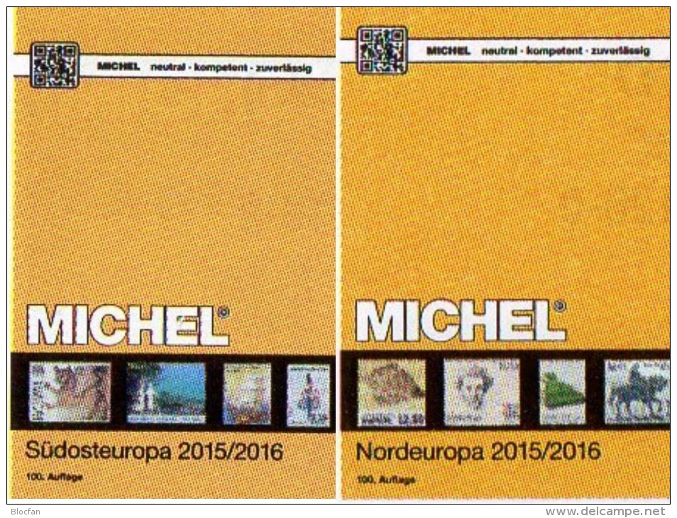 Nord/Südost-Europa Katalog 2015/2016 Neu 132€ MICHEL Band 4+5 Mit SRB BG GR RO TR Cyprus DK Eesti Soumi FL Latvia NO S - Pays-Bas