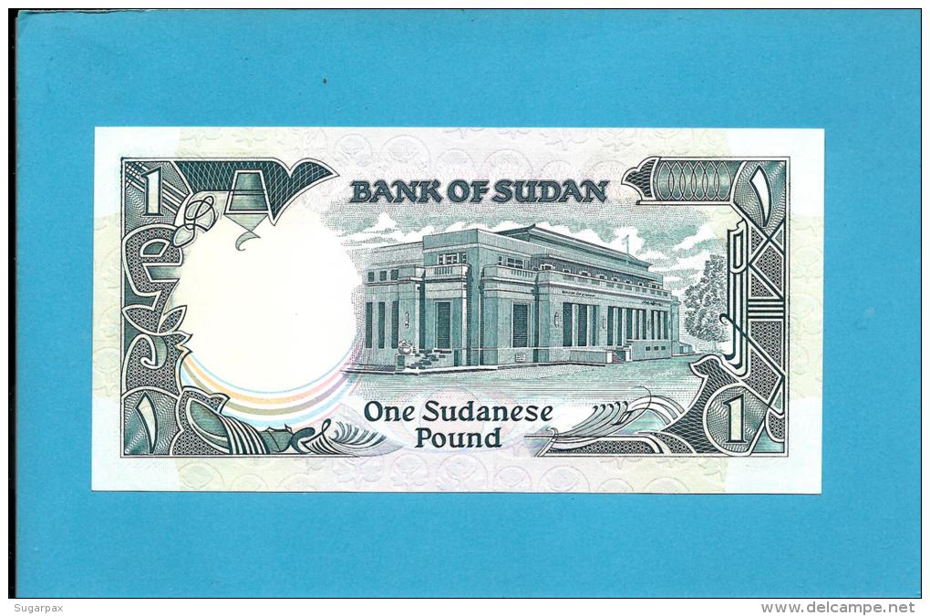 SUDAN - 1  SUDANESE POUND - 1987 - P 39 - UNC. - 2 Scans - Soudan