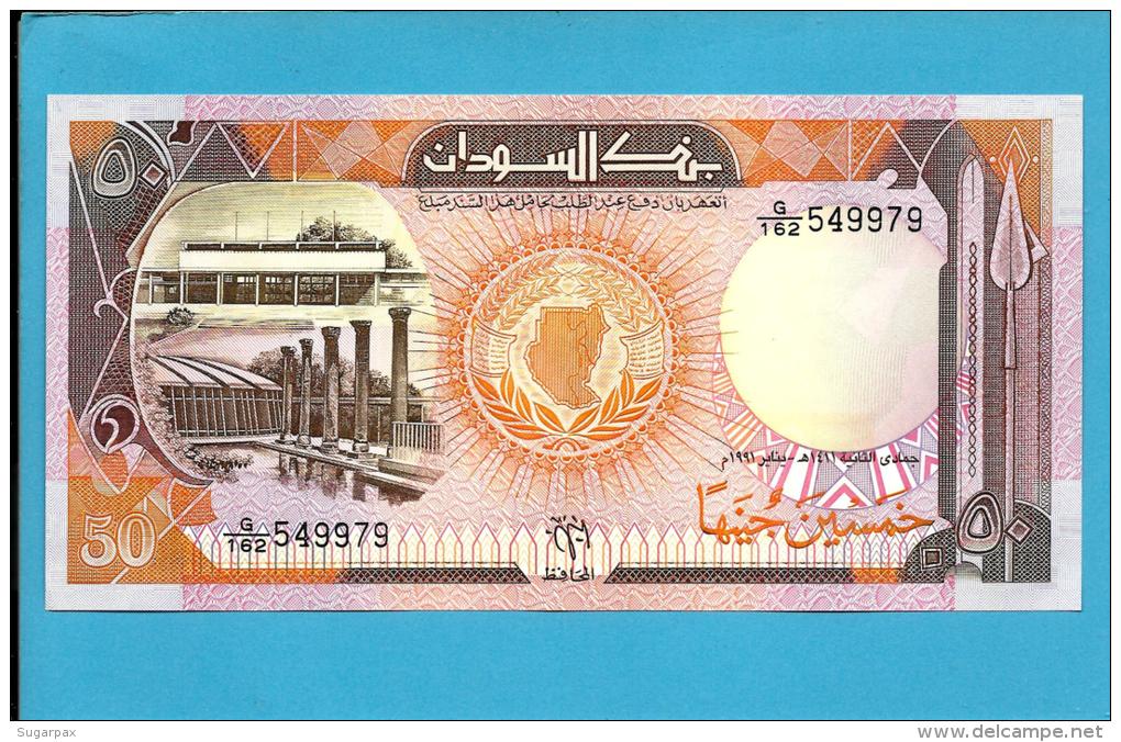 SUDAN - 50  SUDANESE POUNDS - 1991 - P 48 - UNC. - 2 Scans - Sudan