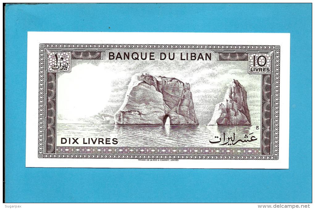 LEBANON - 10 LIVRES - 1986 - P 63.f - UNC. - 2 Scans - Liban