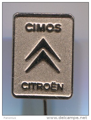 CIMOS CITROEN - Slovenia, Car Automobile, Vintage Pin Badge - Citroën