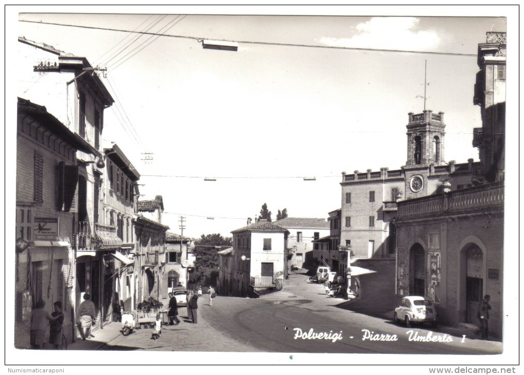 Polverigi Piazza Umberto I° Non Viaggiata  COD.C.1885 - Altri & Non Classificati