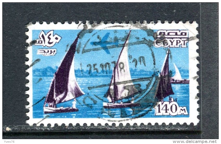EGYPTE - Y&T Poste Aérienne N° 162° - Course De Voiliers Sur Le Nil - Airmail