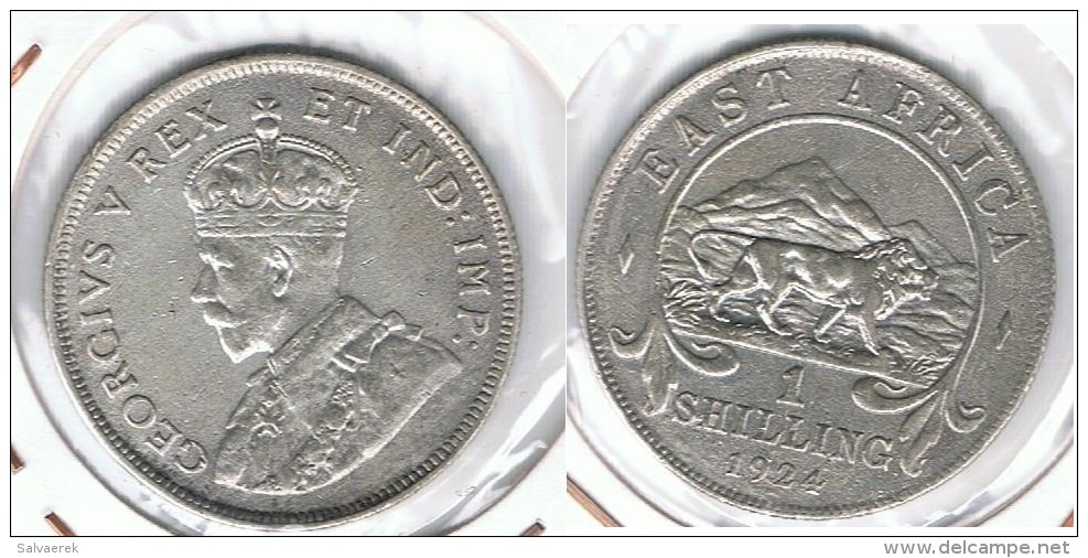 AFRICA DEL ESTE JORGE V SHILLING 1924 C13 - Autres & Non Classés