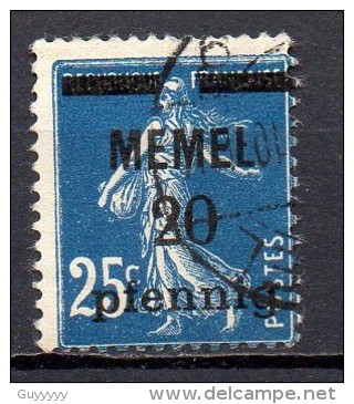 Memel - Memelgebiet - 1920/21 - Yvert N° 20 - Gebraucht