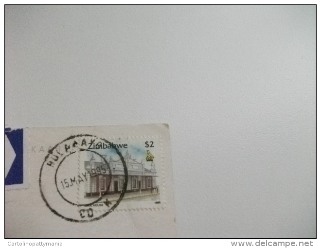 STORIA POSTALE FRANCOBOLLO COMMEMORATIVO Zimbabwe Gold Reef City Panorama - Simbabwe