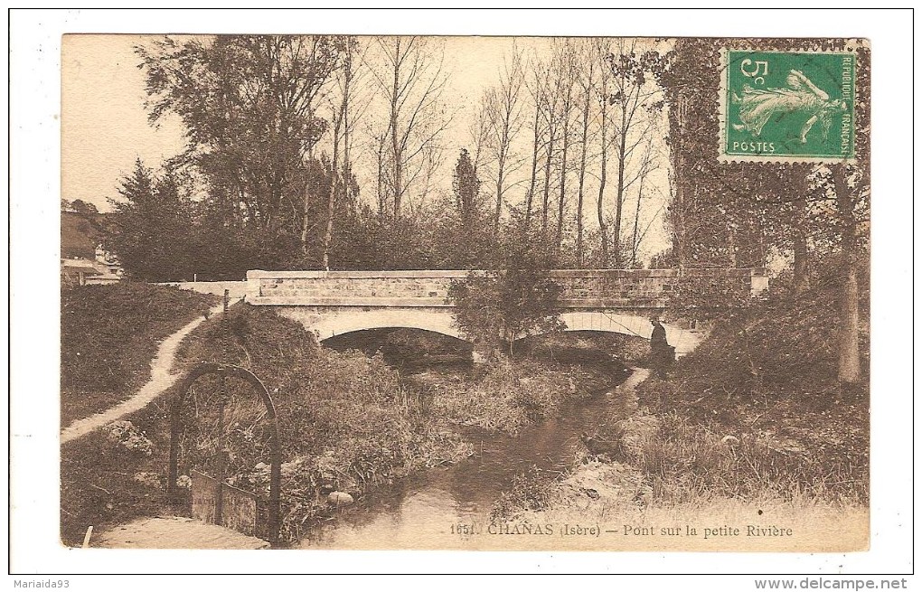 CHANAS - ISERE - PONT SUR LA PETITE RIVIERE - Chanas