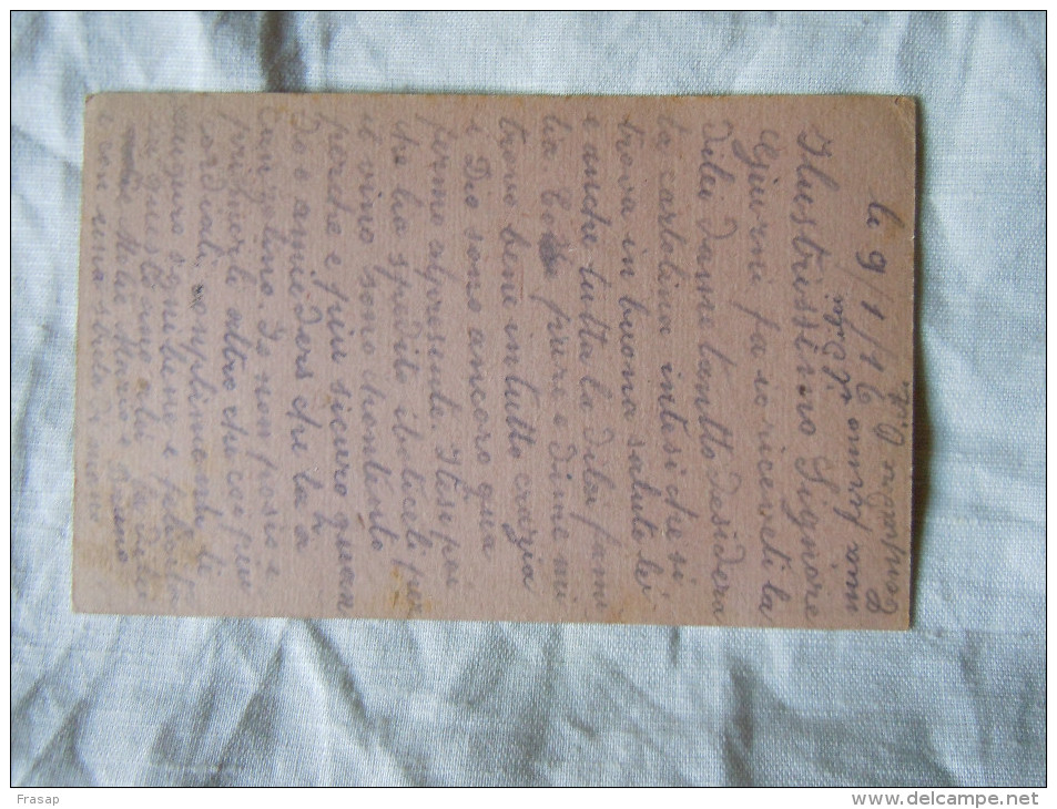 Franchigia Feldpost Feldpostkorrespondenzkart E Feldpostkarte KUK DEL 11-1-1916 N 160 - Franchise