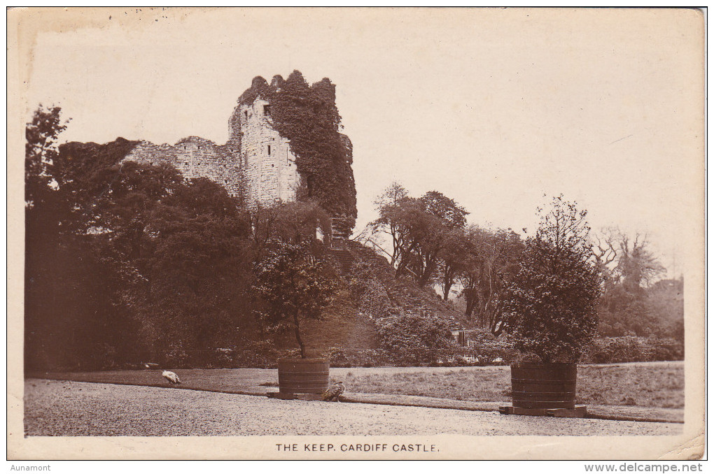 Reino Unido--Gales--Cardiff--The Keep,Cardiff Castle. - Châteaux