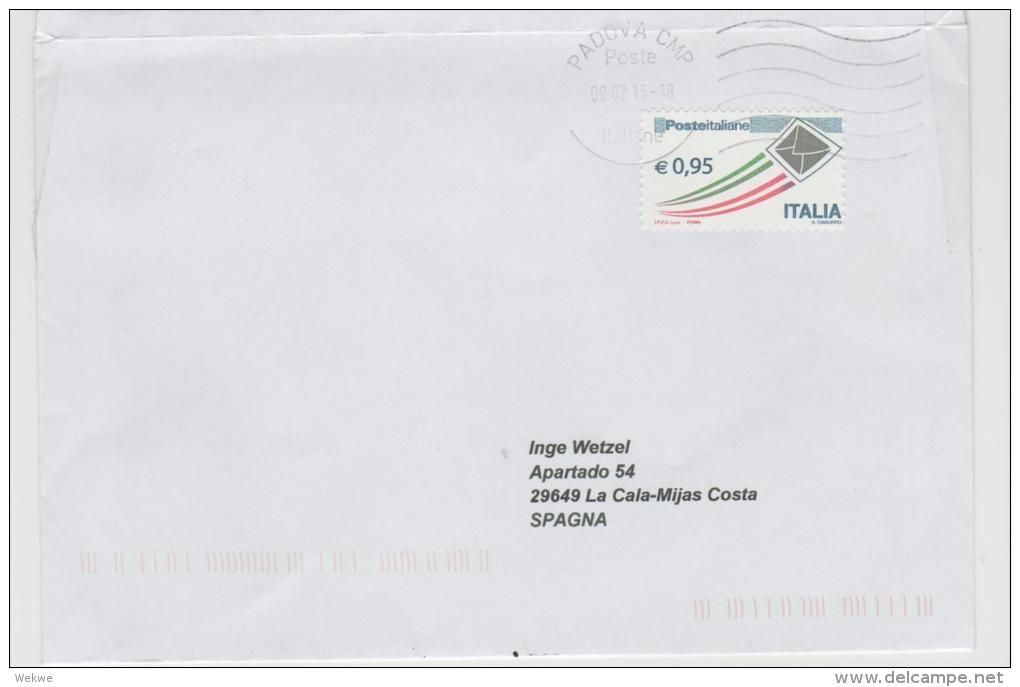 Ir061/  ITALIEN - Einzelfrankatur 2015, Die Post - 2011-20: Poststempel