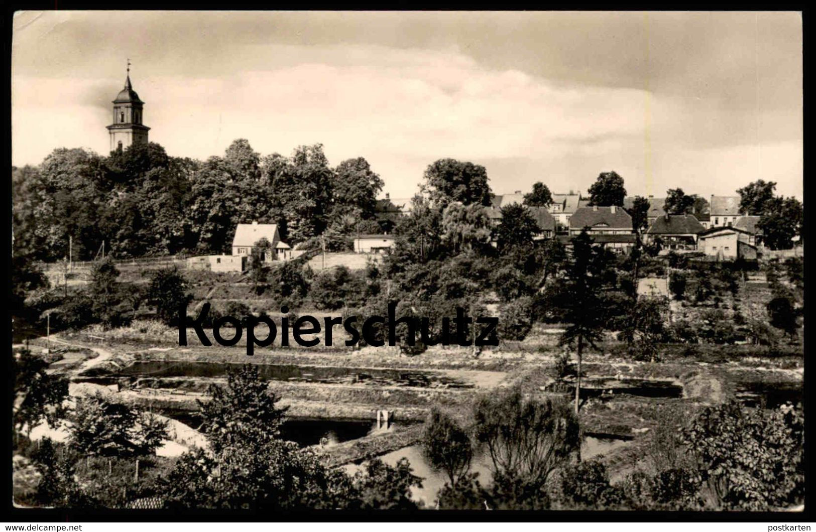 ÄLTERE POSTKARTE BOITZENBURG UCKERMARK BRANDENBURG Blick Zum Ort Fischteiche Teiche Teich Ansichtskarte Cpa Postcard AK - Boitzenburg