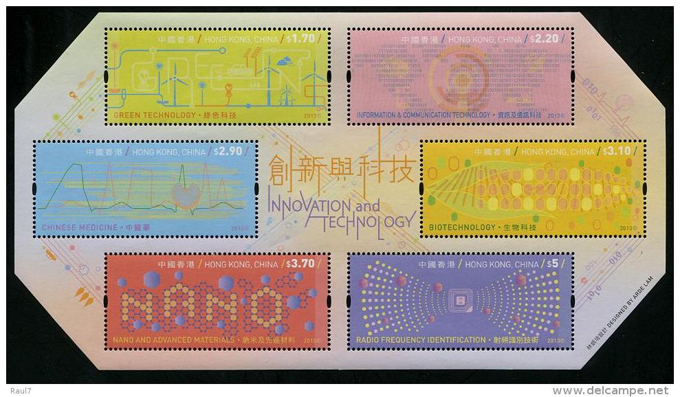 HONG KONG 2013 - Innovation Et Technologies - BF Neufs // Mnh - Unused Stamps