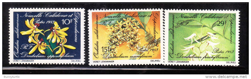 New Caledonia 1983 Caledonia Orchids Mint - Nuevos