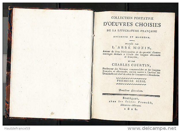 Libro 1826 Histoire De NAPOLEON & De La GRANDE ARMEE En 1812 Publié Par Abbé Mozin & Charles Courtin Armoirie H KOHLER - 1801-1900