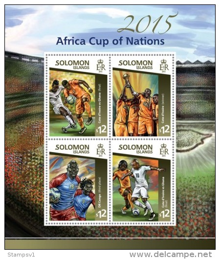 Solomon Islands. 2015 Africa Cup Of Nations. (119a) - Fußball-Afrikameisterschaft
