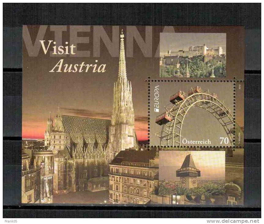 Österreich / Austria / L'Autriche 2012 Block/souvenir Sheet EUROPA ** - 2012