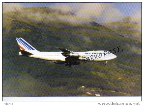 Boeing B747-228B Air France Airlines B 747 Aereo Avion B.747  Aircraft Aviation Aiplane B-747 - 1946-....: Ere Moderne