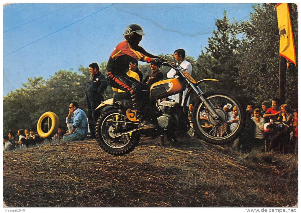 03553  "MOTOCROSS  - IMMAGINE DI GARA".  ANIMATA. CART. POST. ORIG. NON SPEDITA. - Sport Moto