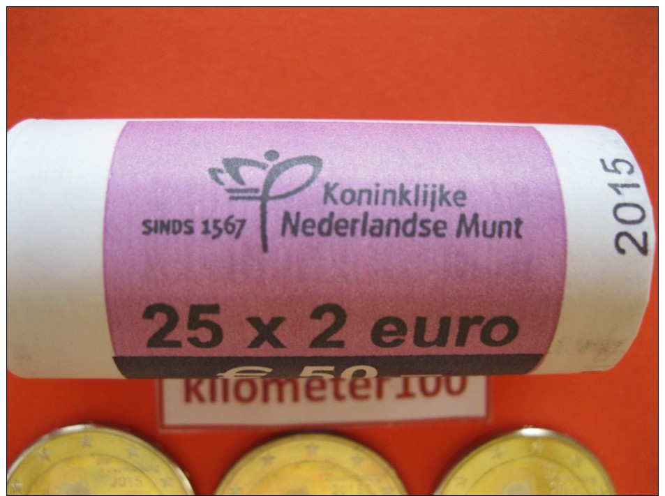 LUXEMBURG 2 Euro 2015 UNC Met "15 Jaar Troonbestijging Groothertog Henri In 2000" - Luxembourg